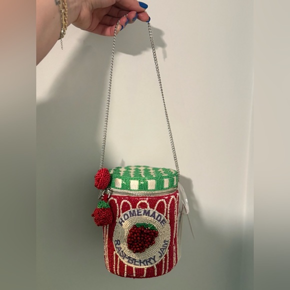 Beaded Raspberry Jam Handbag - Picture 5 of 7